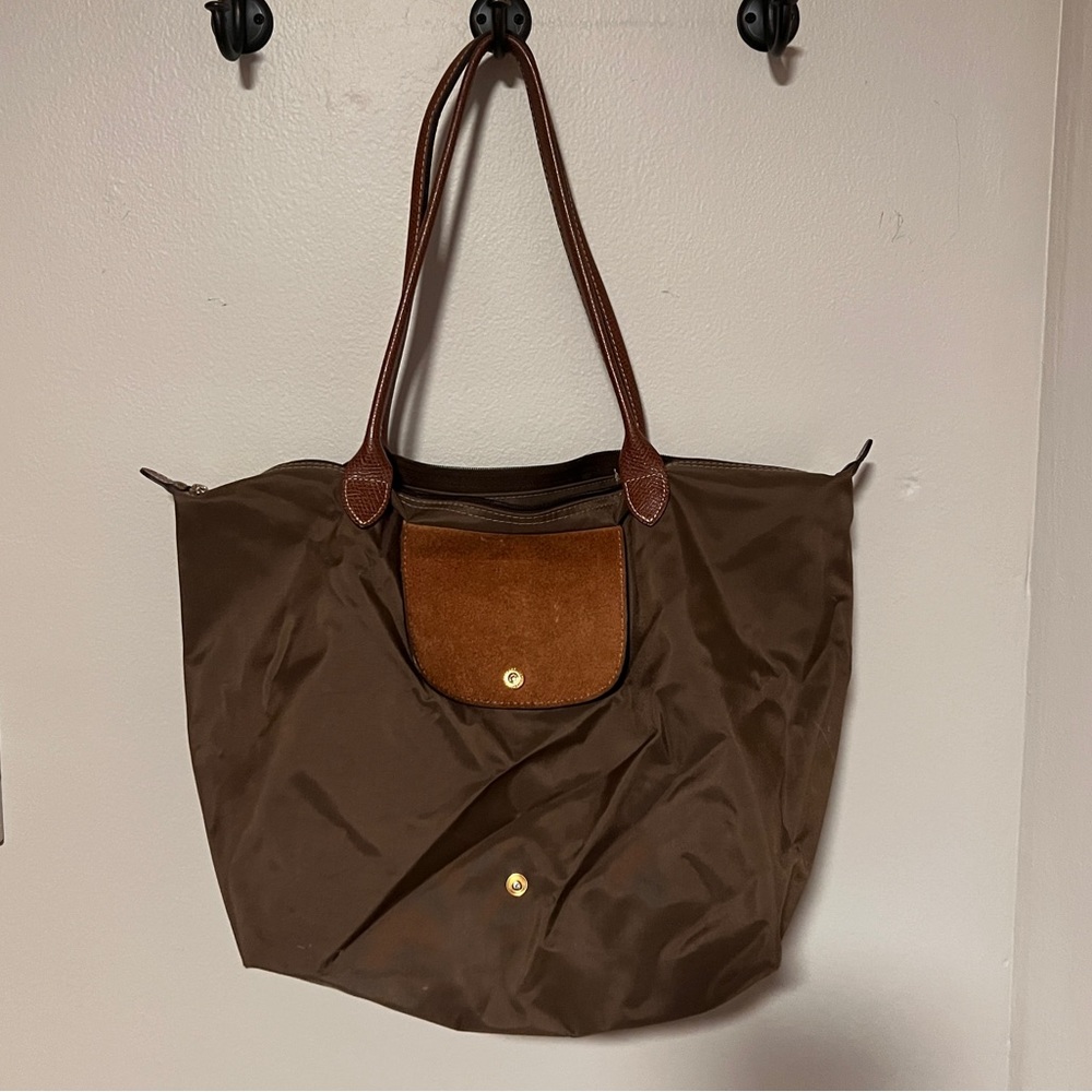 Longchamp Le Pliage Dark Forrest Green M